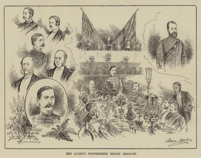Banquete dos Fuzileiros de Westminster da Rainha de Horace Morehen